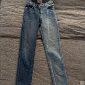Revice Zip Contrast Jeans